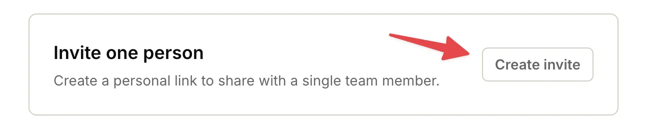 Screenshot: Invite one person?